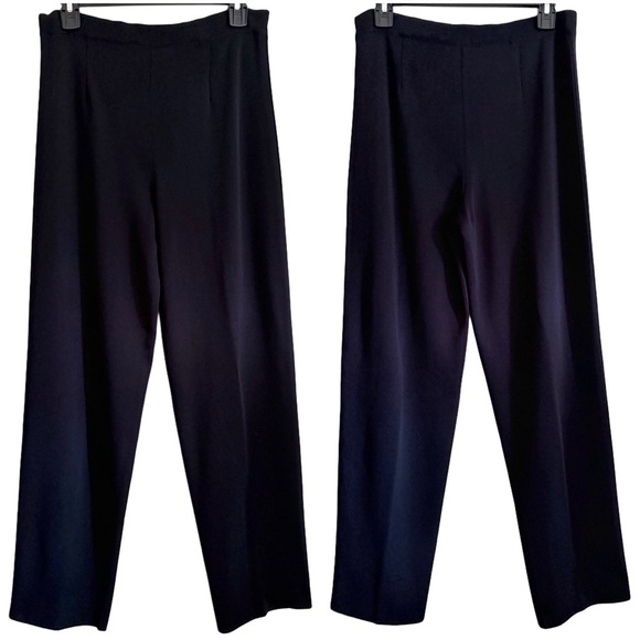 EXCLUSIVELY MISOOK Business Casual Lightweight Stretchy Knit Pull-on Pants SP - Picture 1 of 6